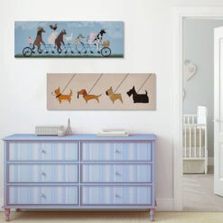 Dog Canvas Wall Art, 36x12 5 Dog Canvas Wall Art, 36x12 -Modern Decor Shop dog canvas wall art 36x12 3