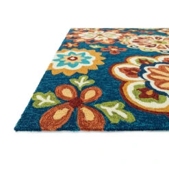 (E138) Santa Monica Multicolored Medallion Indoor & Outdoor Area Rug, 8x10 -Modern Decor Shop e138 santa monica multicolored medallion indoor outdoor area rug 8x10 4