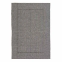 (E195) Crosby St Santorini Grey & Natural Woven Indoor & Outdoor Area Rug, 7x10