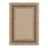 (E212) Santorini Cayden Natural Woven Indoor & Outdoor Area Rug, 7x10