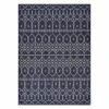 (E307) Navy Collector Design Sisal Indoor & Outdoor Accent Rug, 3x5