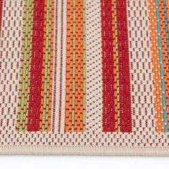 (E309) Scope Multicolor Striped Woven Indoor & Outdoor Area Rug, 5x7 12 (E309) Scope Multicolor Striped Woven Indoor & Outdoor Area Rug, 5x7 -Modern Decor Shop e309 scope multicolor striped woven indoor outdoor area rug 5x7 6