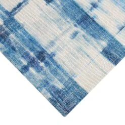 (E459) Ty Pennington Hale Indigo Flatweave Area Rug, 5x7 -Modern Decor Shop e459 ty pennington hale indigo flatweave area rug 5x7 4