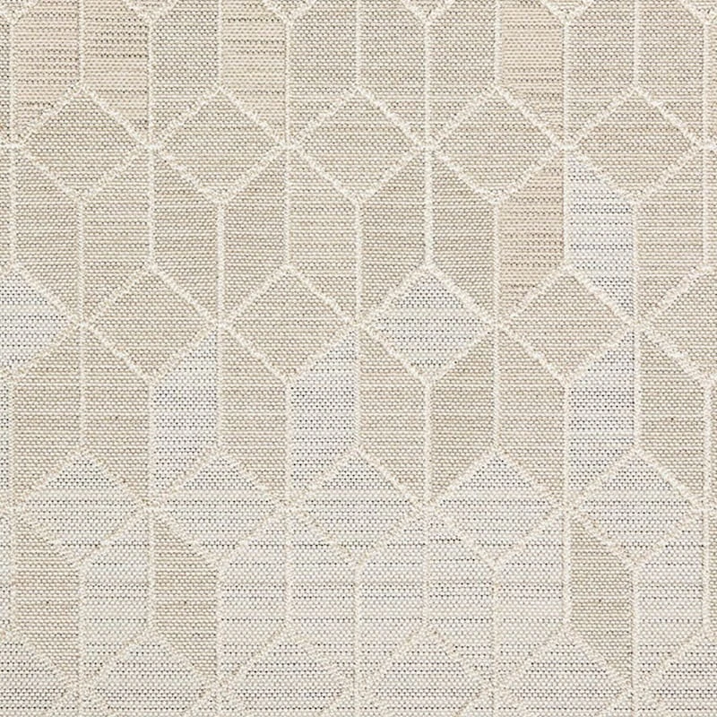 (E465) Found & Fable Soho Beige Tasseled Area Rug, 5x7 3 (E465) Found & Fable Soho Beige Tasseled Area Rug, 5x7 - Image 3