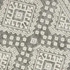 (E475) Tracey Boyd Athens Grey Diamond Design Area Rug, 8x10 -Modern Decor Shop e475 tracey boyd athens grey diamond design area rug 8x10 5