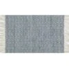 Eastside Grey Diamond Design Cotton Fringe Accent Rug, 2x4
