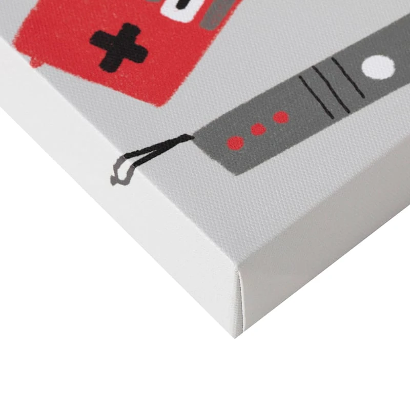 Eat, Sleep, Play Video Games Canvas Wall Art, 10x12 5 Eat, Sleep, Play Video Games Canvas Wall Art, 10x12 - Image 5