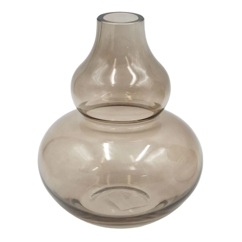 Found & Fable Brown Glass Vase, 7" 1 Found & Fable Brown Glass Vase, 7"