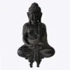 Found & Fable Grey Buddha Figurine, 16"