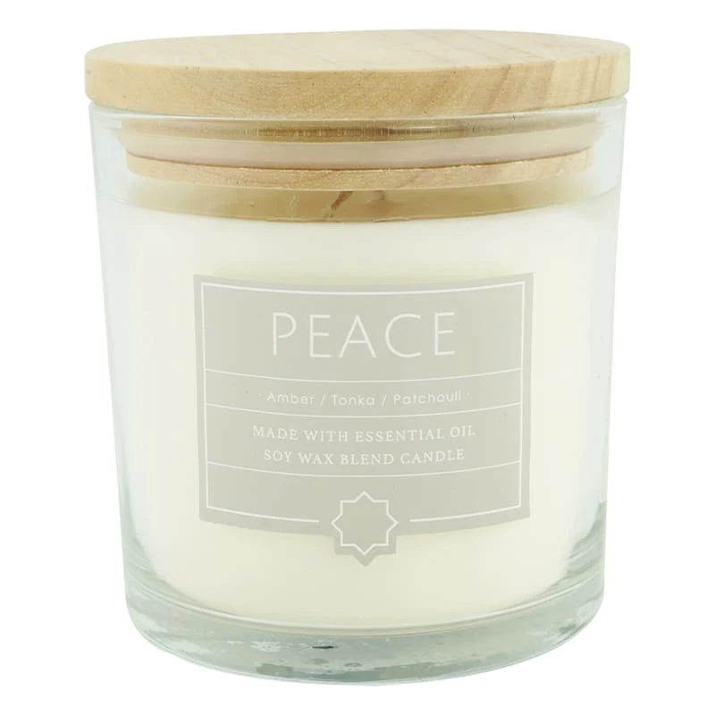 Found & Fable Peace Scented Jar Candle, 13oz 1 Found & Fable Peace Scented Jar Candle, 13oz