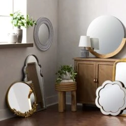 Found & Fable Silver Ornate Wall Mirror, 20x36 7 Found & Fable Silver Ornate Wall Mirror, 20x36 -Modern Decor Shop found fable silver ornate wall mirror 20x36 3