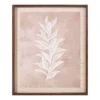 Framed Bamboo Leaf Print Wall Art, 20x23