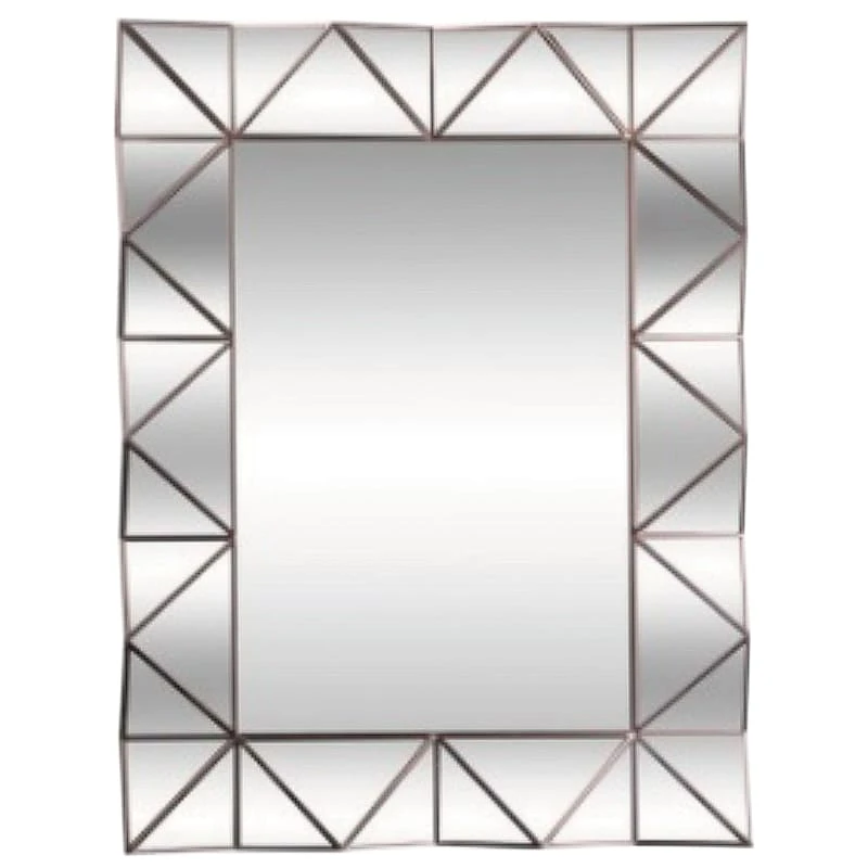 Frameless Grid Wall Mirror, 24x30 1 Frameless Grid Wall Mirror, 24x30