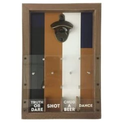 Game Bottle Opener Wall Decor, 8x12