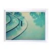 Glass Framed Pool Print Wall Art, 24x18