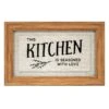 Glass Framed This Kitchen Is Seasoned With Love Wall Art, 12x7