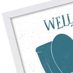 Glass Framed Well Hey There Sweet Cheeks Print Wall Art, 12" -Modern Decor Shop glass framed well hey there sweet cheeks print wall art 12 2