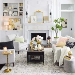 Gold Wire Orb Pedestal With Marble Base -Modern Decor Shop gold wire orb pedestal with marble base 2