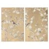 Grace Mitchell 2-Piece Gold Foiled Chinoiserie Canvas Wall Art, 20x30