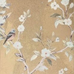Grace Mitchell 2-Piece Gold Foiled Chinoiserie Canvas Wall Art, 20x30 -Modern Decor Shop grace mitchell 2 piece gold foiled chinoiserie canvas wall art 20x30 7