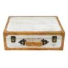 Grace Mitchell Vintage Style Wooden Suitcase Decor, 14"