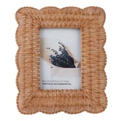 Grace Mitchell Woven-Look Tabletop Photo Frame, 5x7