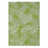 Green Palm Plastic Outdoor Area Rug, 6x9
