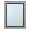 Grey & Black Framed Wall Mirror, 22x28