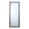 Grey & Black Framed Wall Mirror, 24x58