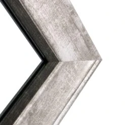 Grey & Black Framed Wall Mirror, 24x58 -Modern Decor Shop grey black framed wall mirror 24x58 4