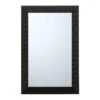 Grey Framed Ornate Wall Mirror, 24x36