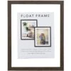 Grey Linear Profile Floating Wall Frame, 11x14