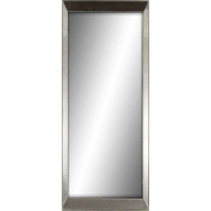 Grey Metal Gallery Mirror, 24x58 1 Grey Metal Gallery Mirror, 24x58