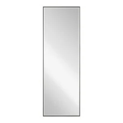 Grey Wash Thin Framed Leaner Mirror, 24x70