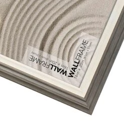 Modern Decor Shop -Modern Decor Shop grey white inner poster frame 16x20 2