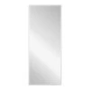 Gunmetal Thin Framed Leaner Mirror, 24x58