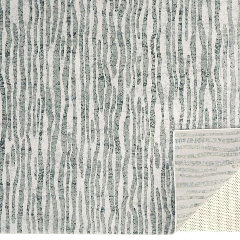 Halton Grey Modern Area Rug, 8x10 3 Halton Grey Modern Area Rug, 8x10 - Image 3