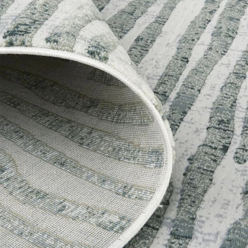 Halton Grey Modern Area Rug, 8x10 5 Halton Grey Modern Area Rug, 8x10 - Image 5