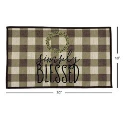 Hampton Blessed Kitchen Mat, 18x30 -Modern Decor Shop hampton blessed kitchen mat 18x30 5
