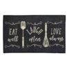 Hampton Eat Laugh Love Kitchen Mat, 18x30