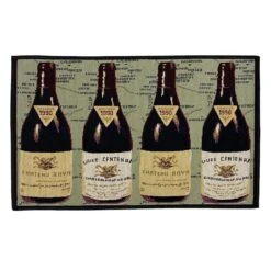 Hampton Wine Kitchen Mat, 18x30