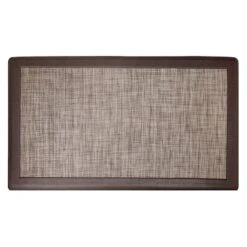 Hillside Border Synthetic Kitchen Mat, 20x39