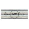 Home Sweet Home Synthetic Kitchen Mat, 20x55
