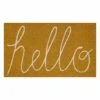 Honeybloom Hello Coir Mat, 18x30