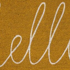 Honeybloom Hello Coir Mat, 18x30 -Modern Decor Shop honeybloom hello coir mat 18x30 2