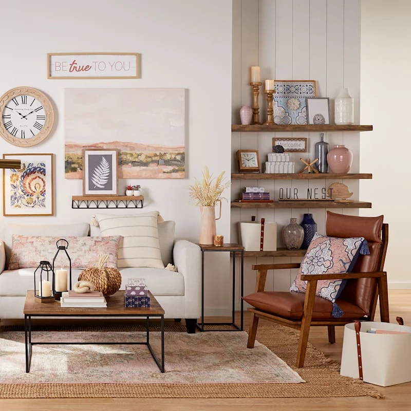 Honeybloom Ivory & Blue Striped Decorative Box, 9x7 1 Honeybloom Ivory & Blue Striped Decorative Box, 9x7