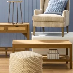 Honeybloom Ivory & Blue Striped Decorative Box, 9x7 14 Honeybloom Ivory & Blue Striped Decorative Box, 9x7 -Modern Decor Shop honeybloom ivory blue striped decorative box 9x7 7