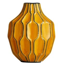 Honeybloom Katherine Yellow Vase, 6"