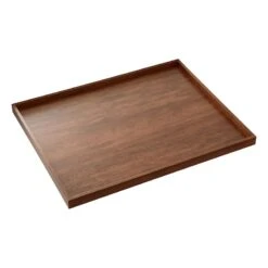 Honeybloom Square Wood Tray, 15.5x12