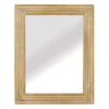 Honeybloom Square Wood Wall Mirror, 28x36
